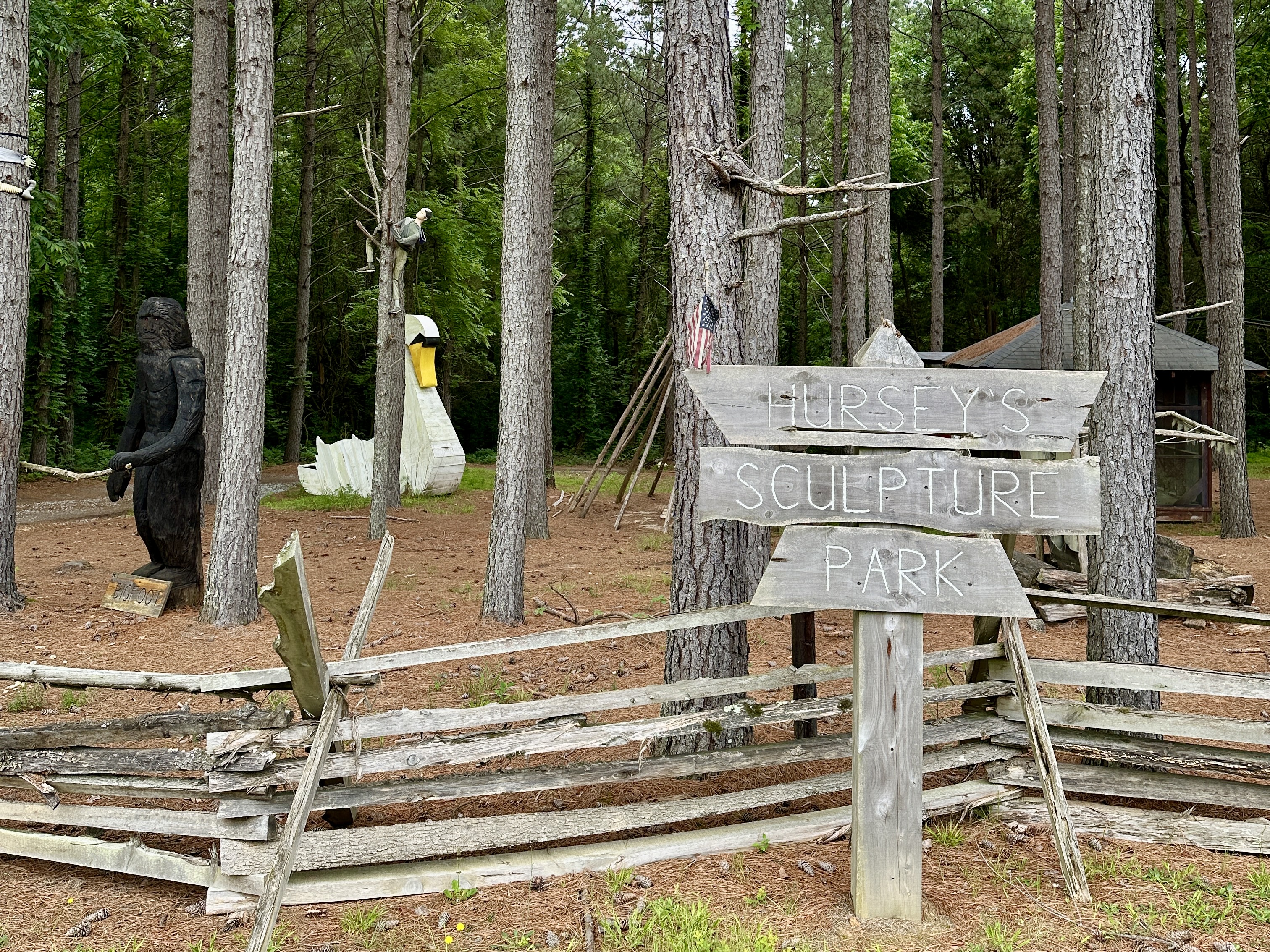 Jeff Hursey Sculpture Park | Creative art in Mocksville, NC